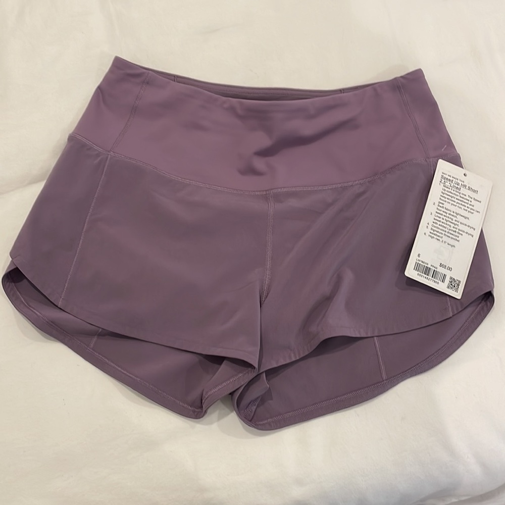 NEW lululemon speed up shorts 6